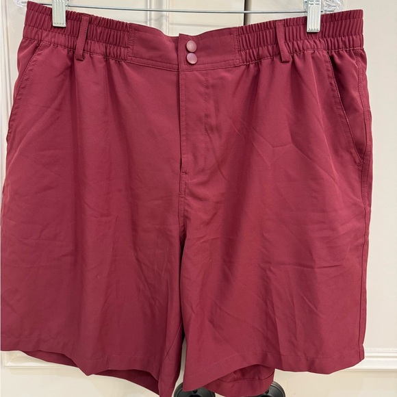 BURLEBO Other - BURLEBO Classic Deer Camo Everyday Shorts - Burgundy with White Camo Pockets
